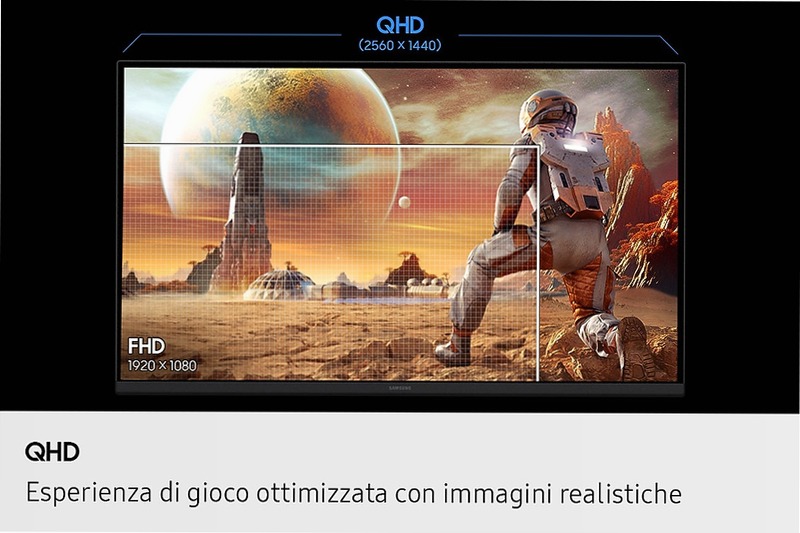 Monitor Gaming Odyssey G5 – G50F da 27” QHD Flat<br>