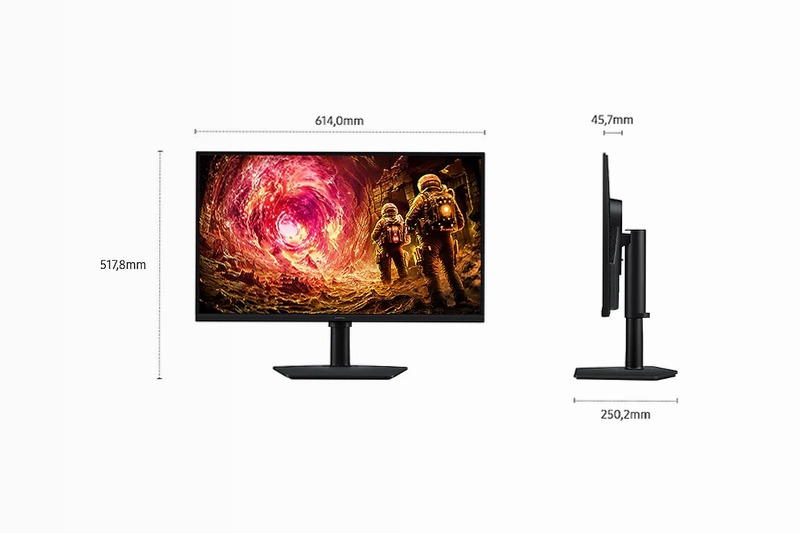 Monitor Gaming Odyssey G5 – G50F da 27” QHD Flat<br>