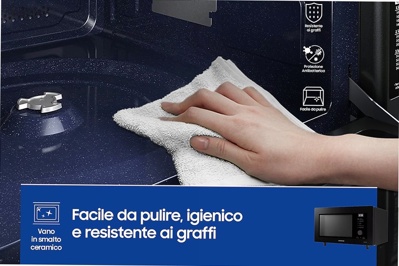 Microonde Samsung Combinato Bespoke Cottura Ventilata 32L 32 Nero
