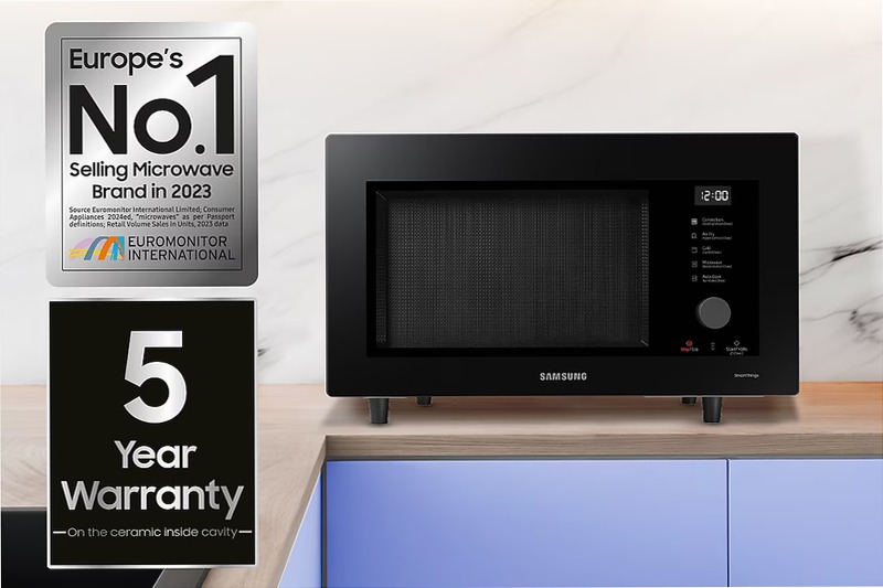 Microonde Samsung Combinato Bespoke Cottura Ventilata 32L 32 Nero