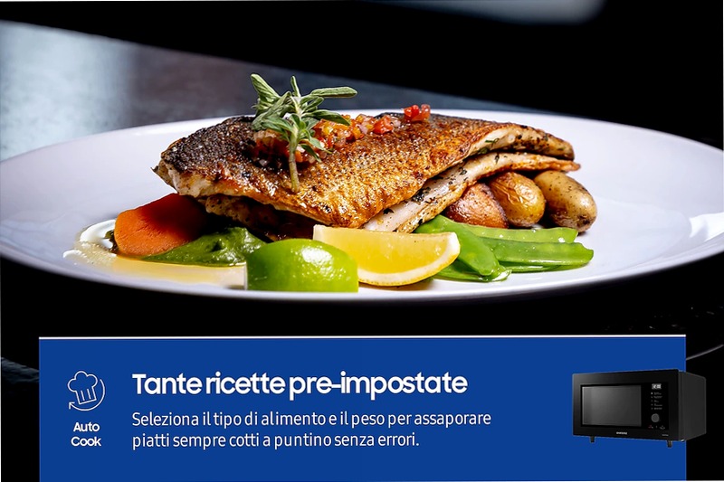 Microonde Samsung Combinato Bespoke Cottura Ventilata 32L 32 Nero