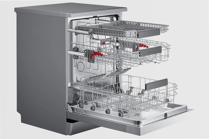 Lavastoviglie a Libera Installazione Samsung DW60A6092FS D 14 Acciaio