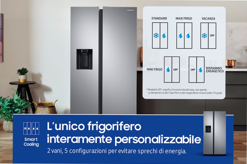 Frigorifero Side by Side Serie 8000 RS68A854CSL C