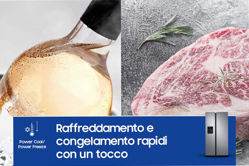 Frigorifero Side by Side Serie 8000 RS68A854CSL C