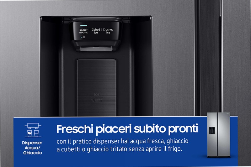Frigorifero Side by Side Serie 8000 RS68A854CSL C