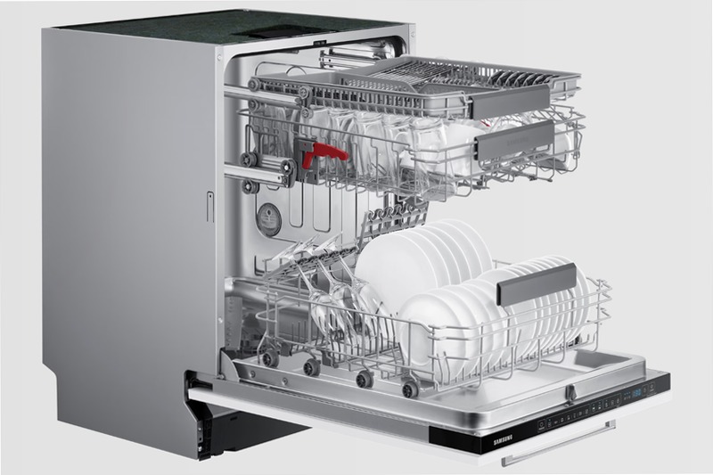 Samsung Lavastoviglie DW60A6092IB - Pulizia Efficace e Economica D 14 Incasso