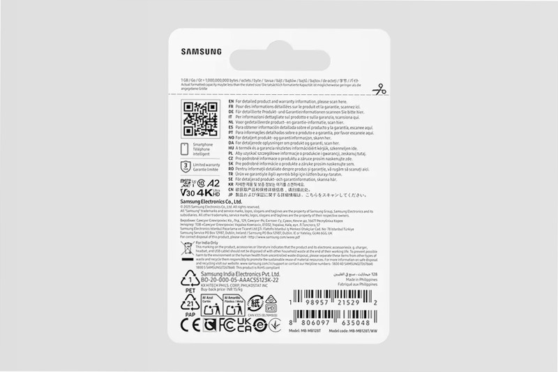 T7 microSD Card 128GB - Affidabile e Protezionata