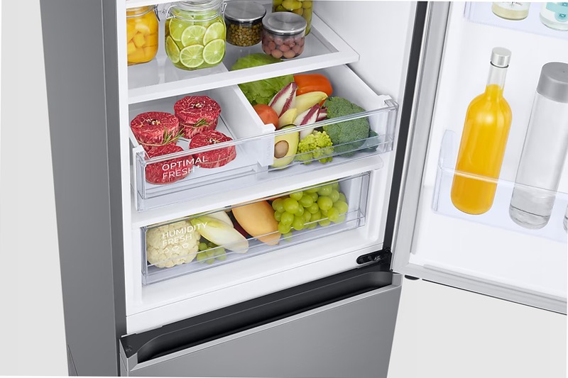 Frigorifero Combinato Samsung EcoFlex AI 2m 387L RB38C607AS9 Inox A