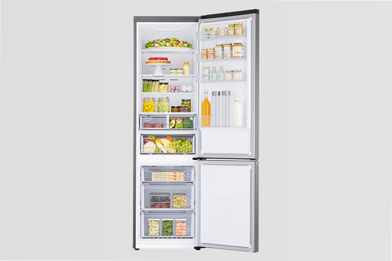 Frigorifero Combinato Samsung EcoFlex AI 2m 387L RB38C607AS9 Inox A