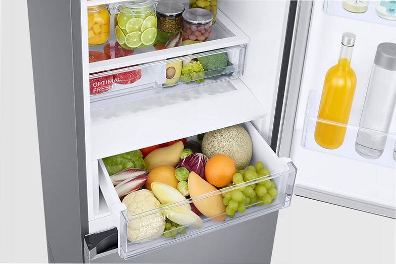 Frigorifero Combinato Samsung EcoFlex AI 2m 387L RB38C607AS9 Inox A