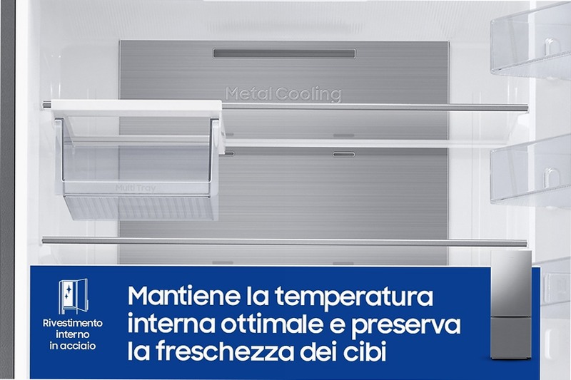 Frigorifero Combinato Samsung FIRST 75 AI Inox C