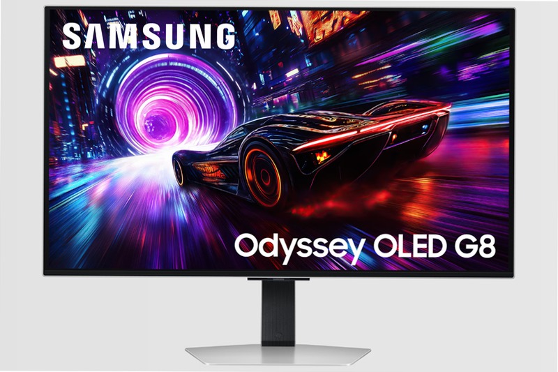 Monitor Gaming Odyssey OLED G8 - UHD Flat 32" Argento