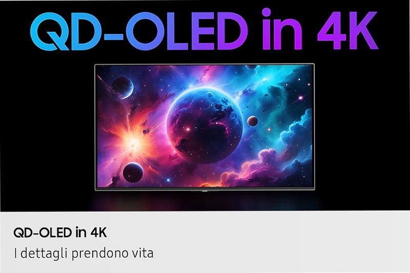 Monitor Gaming Odyssey OLED G8 - UHD Flat 32" Nero 7680 x 4320