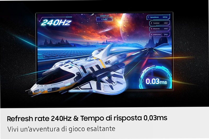 Monitor Gaming Odyssey OLED G8 - UHD Flat 32" Nero 7680 x 4320