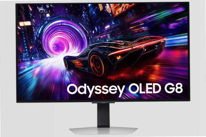 Monitor Gaming Odyssey OLED G8 - UHD Flat 32" Argento