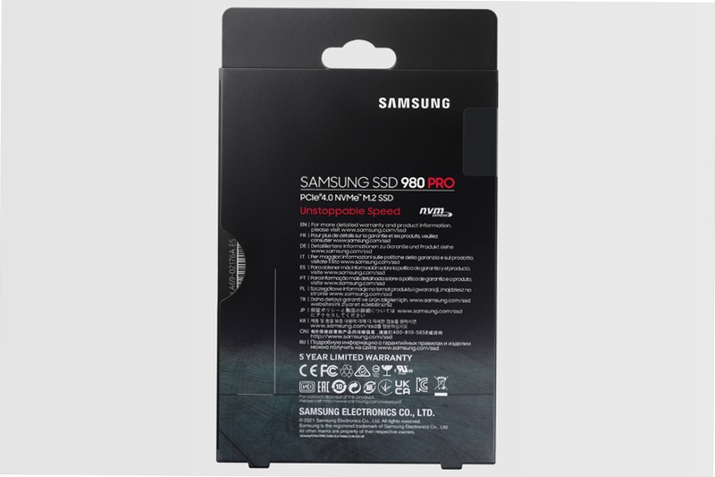 980 PRO NVMe M.2 SSD 500GB 7000MB/s 7000MB/s