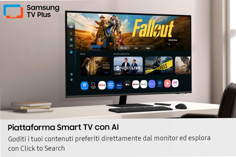 Smart Monitor M7 - M70F 43'' UHD Flat Nero VA