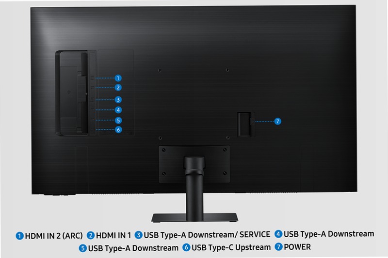Smart Monitor M7 - M70F 43'' UHD Flat Nero VA