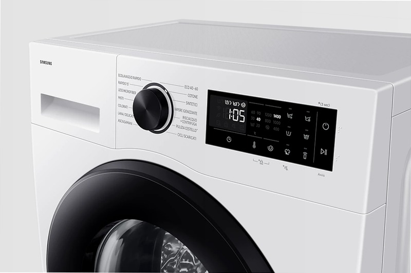 Lavatrice Samsung Crystal Clean Slim 9Kg Bianco