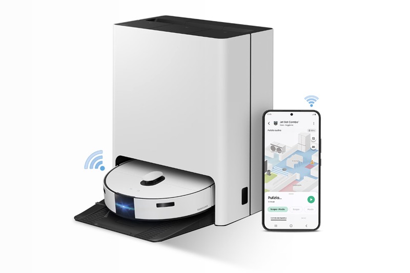 Robot Aspirapolvere Samsung Jet Bot Combo™ VR7MD96514G/WA 70w