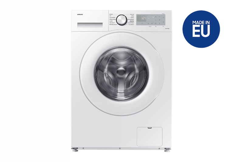 Lavatrice Samsung Crystal Clean 9 kg WW90CGC04DTHET White 1400rpm Bianco