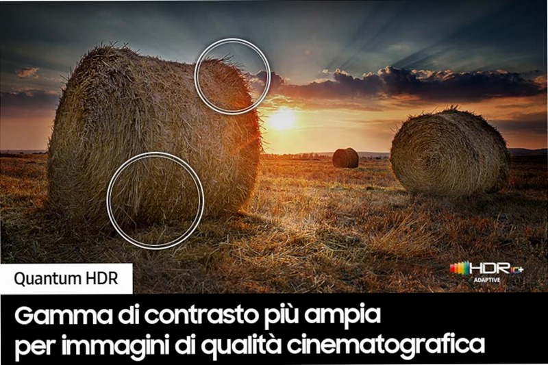 QLED 4K 55" Q75C TV - Samsung Italia Grigio 55" 4K QLED