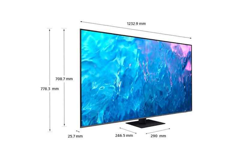 QLED 4K 55" Q75C TV - Samsung Italia Grigio 55" 4K QLED