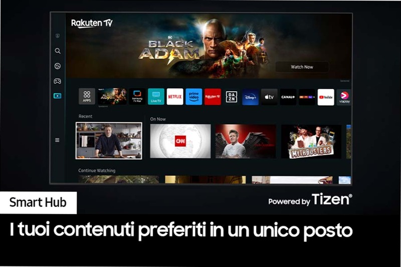 QLED 4K 55" Q75C TV - Samsung Italia Grigio 55" 4K QLED