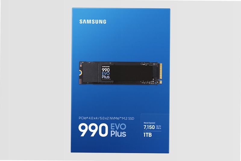 990 EVO Plus NVMe M.2 SSD 1TB PCIe 4.0 7250MB/s 7250MB/s