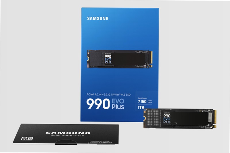 990 EVO Plus NVMe M.2 SSD 1TB PCIe 4.0 7250MB/s 7250MB/s