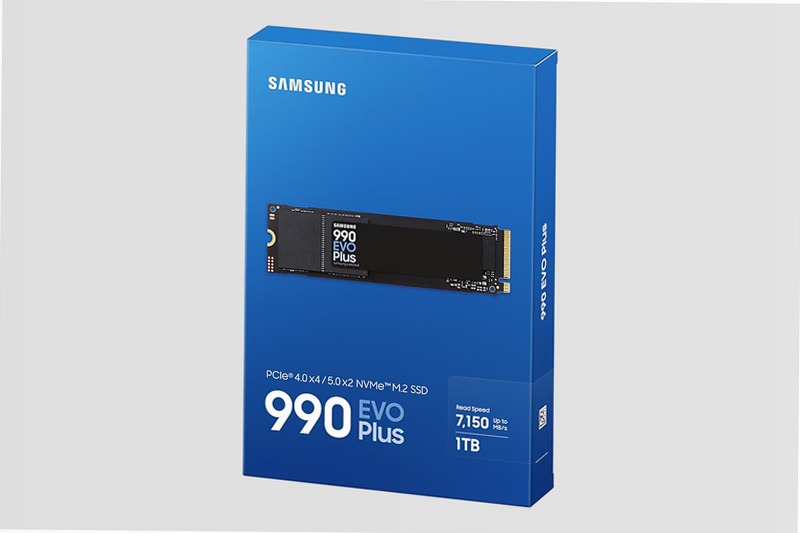 990 EVO Plus 1TB NVMe M.2 SSD - Velocità e Durata Optimizzate PCIe 4.0