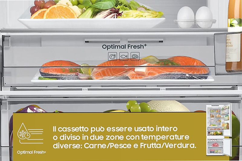 Frigorifero Combinato Samsung F1RST 75 AI Ghiaccio E Incasso