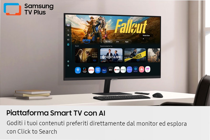 Smart Monitor M7 - UHD 32'' 32" Nero VA 3840 x 2160