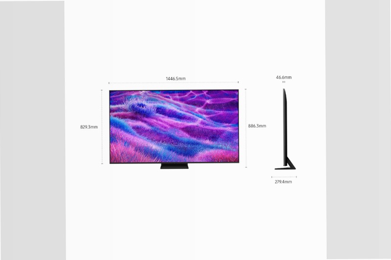2025 QN83F 65" 4K Neo QLED Mini LED Vision AI TV Argento