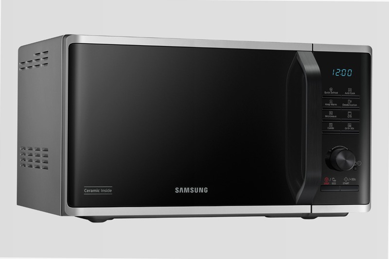 Microonde Samsung Grill Cottura Croccante 23L MG23K3515CS Argento 23