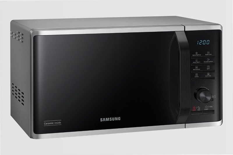 Microonde Samsung Grill Cottura Croccante 23L MG23K3515CS Argento 23