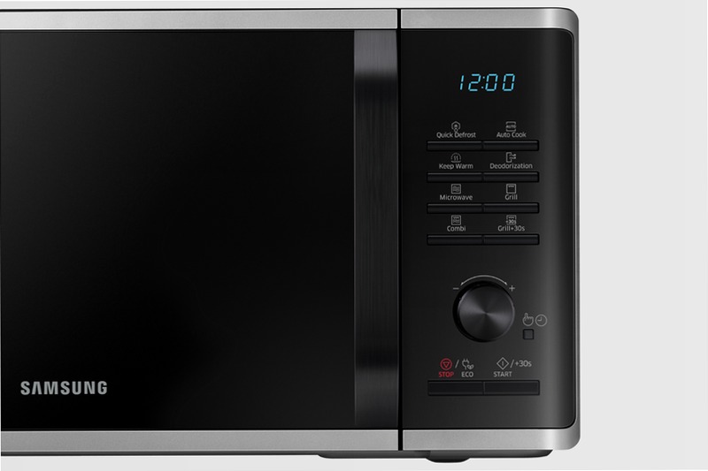 Microonde Samsung Grill Cottura Croccante 23L MG23K3515CS Argento 23