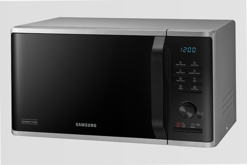 Microonde Samsung Grill Cottura Croccante 23L MG23K3515CS Argento 23
