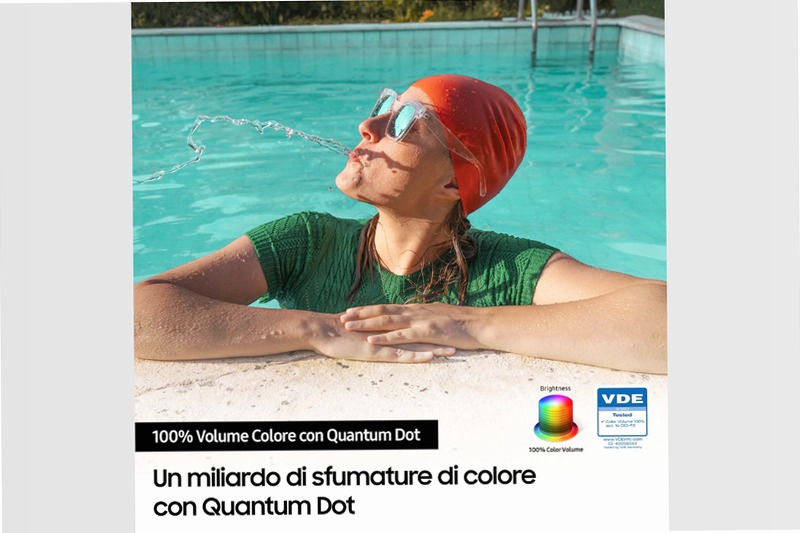QLED 4K 55" Q60D - Sperimenta Immagini Brillanti e Realistiche Grigio