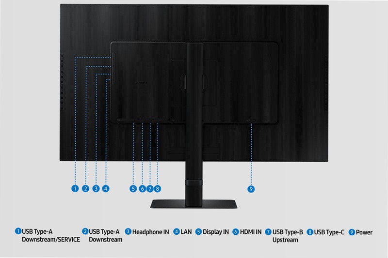 ViewFinity S8 32 inch S80UD UHD Monitor 32" Nero IPS