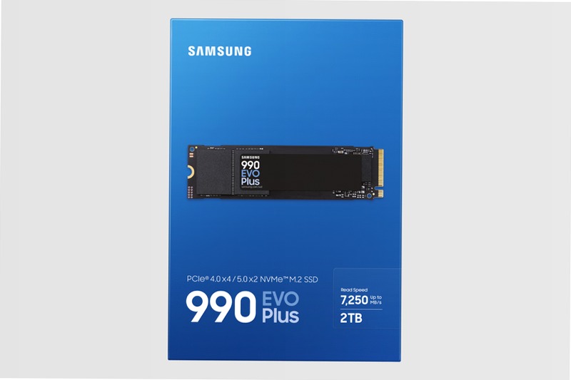 990 EVO Plus NVMe M.2 SSD 2TB PCIe 4.0 7250MB/s 7250MB/s