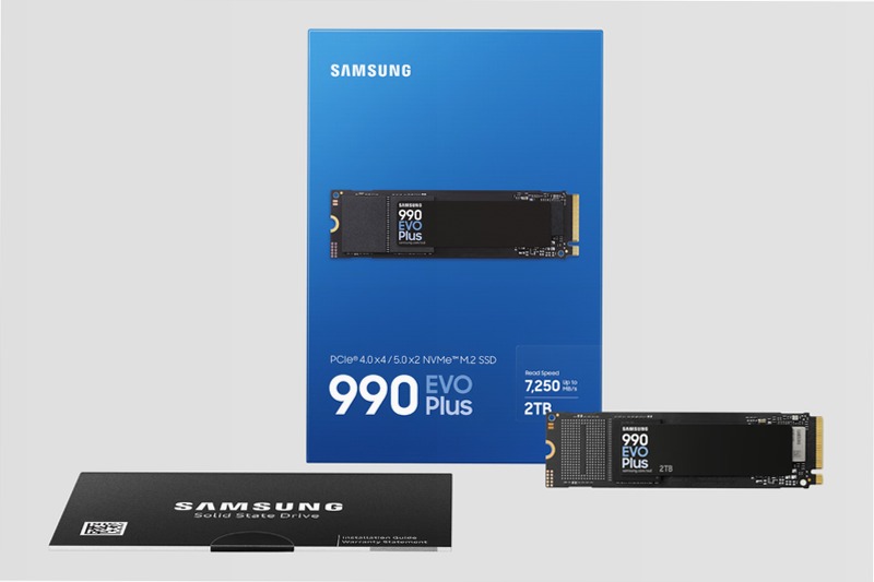 990 EVO Plus NVMe M.2 SSD 2TB PCIe 4.0 7250MB/s 7250MB/s