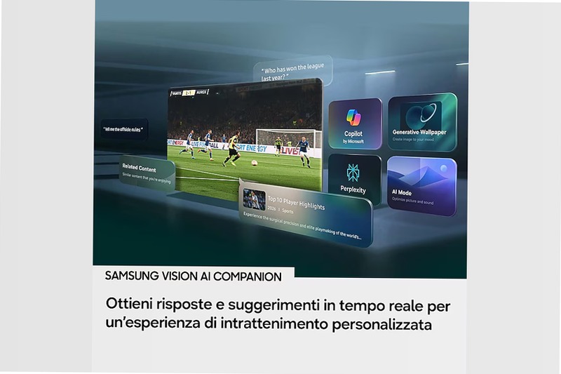 65" Mini LED M70H 4K Vision AI Smart TV Nero
