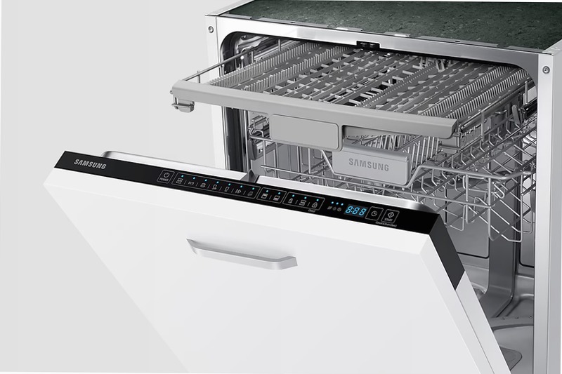 Lavastoviglie Samsung Serie 50 Sliding DW60M6070IB E 14 Incasso