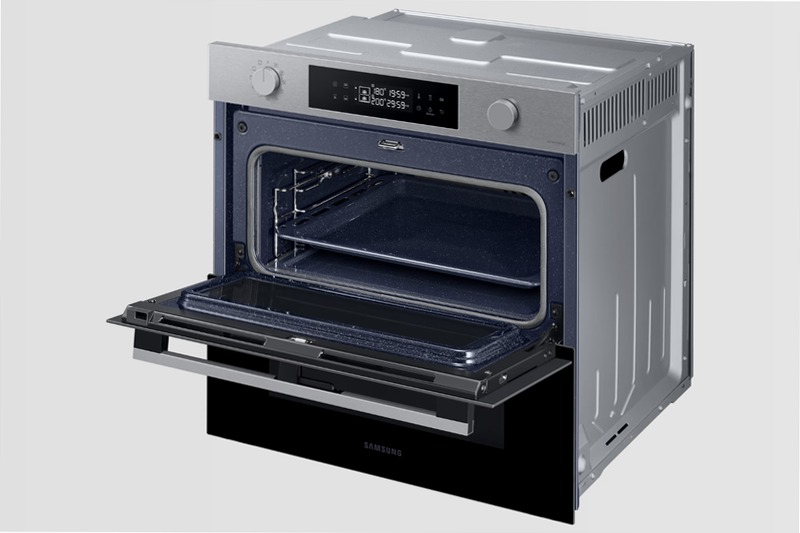 Forno Samsung Dual Cook Flex™ Serie 4 76L 76 A Acciaio