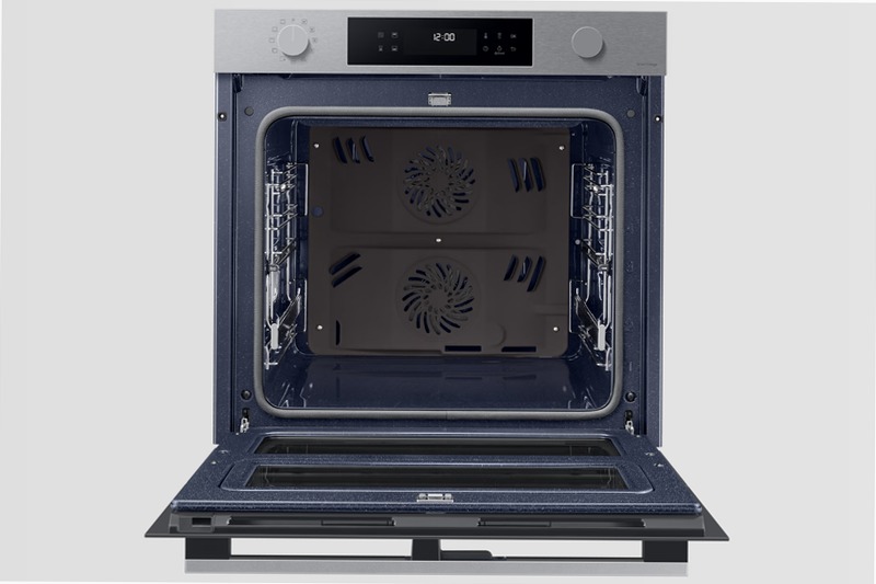 Forno Samsung Dual Cook Flex™ Serie 4 76L 76 A Acciaio