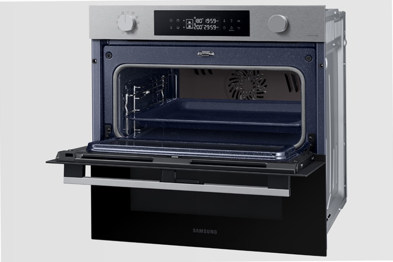 Forno Samsung Dual Cook Flex™ Serie 4 76L 76 A Acciaio