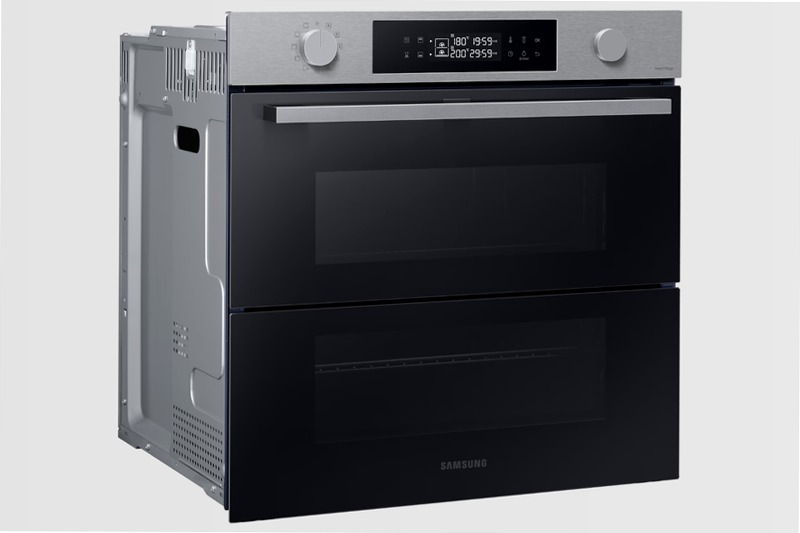 Forno Samsung Dual Cook Flex™ Serie 4 76L 76 A Acciaio