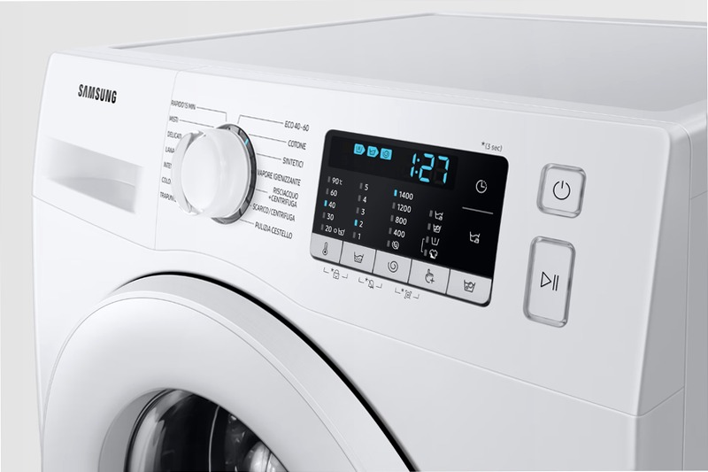 Lavatrice Crystal Clean WW11BGA046TTET - Samsung IT 1400rpm 11kg Bianco