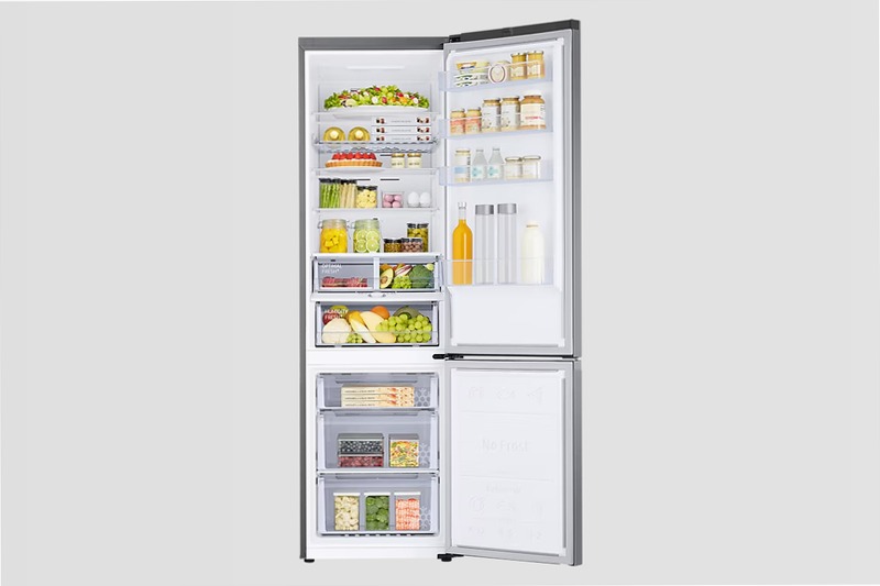 Frigorifero Combinato Samsung EcoFlex AI 2m 390L RB38C675CS9 Inox C